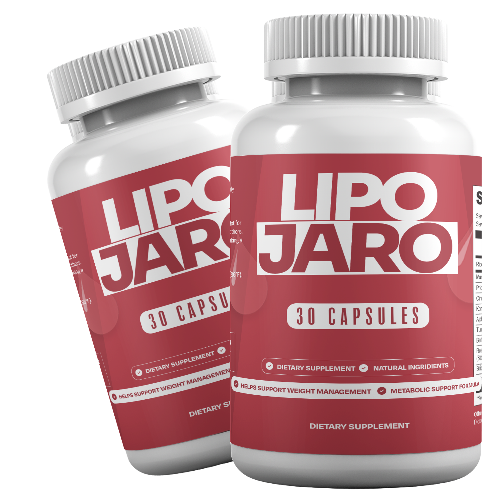 LipoJaro supplement bottle